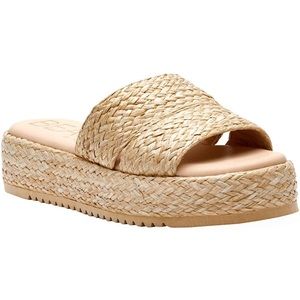 Coconuts by Matisse Layback Platform Espadrille Slide Sandal